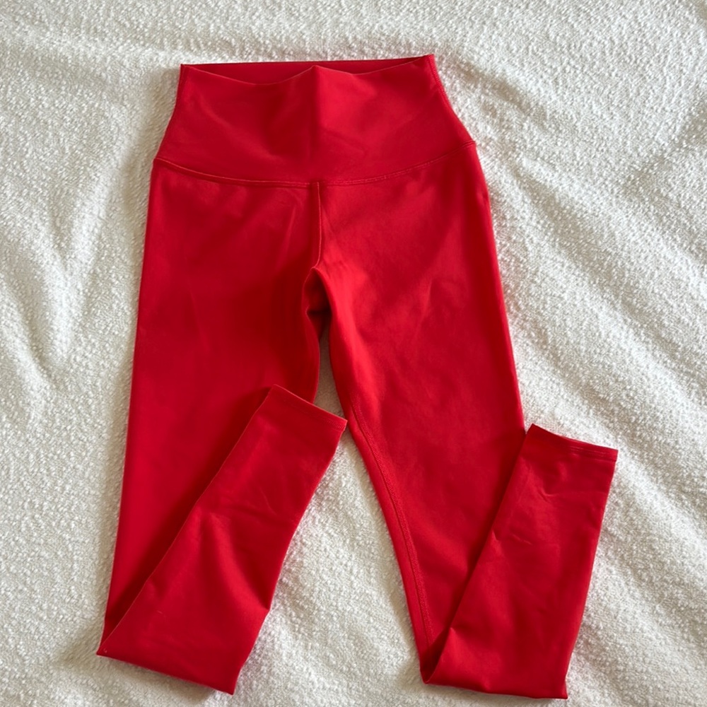 ALO Yoga Vibrant Red Leggings